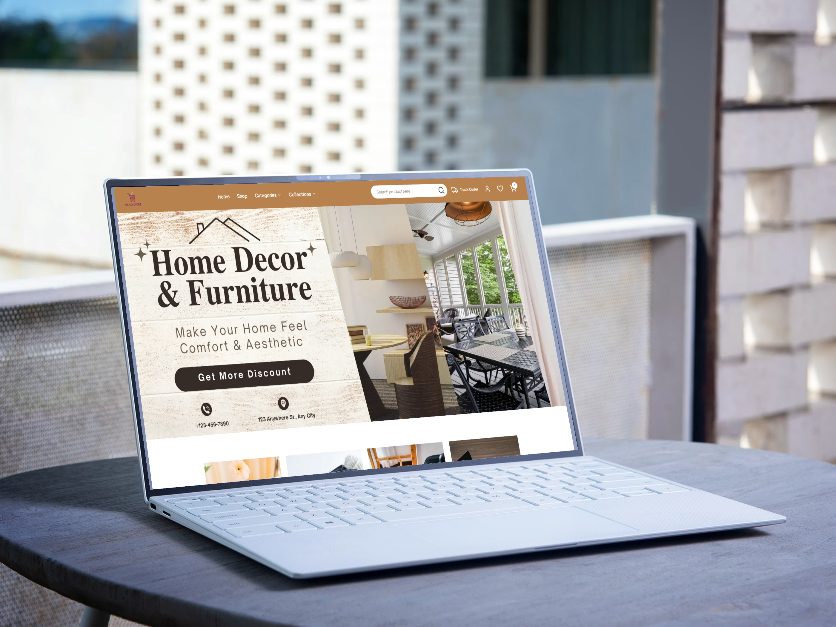 Premium brand storefront